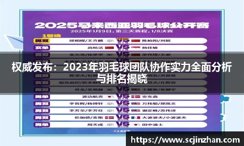 权威发布：2023年羽毛球团队协作实力全面分析与排名揭晓